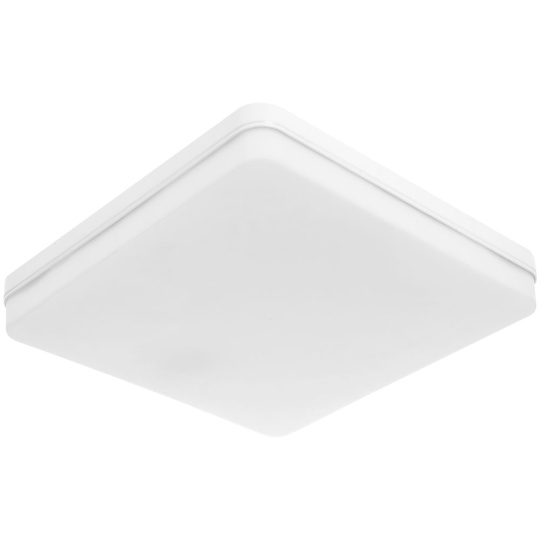 Plafond BISMUTO quadrado 1x48W LED 4320lm 6500K C.30xL.30xAlt.3,5cm branco