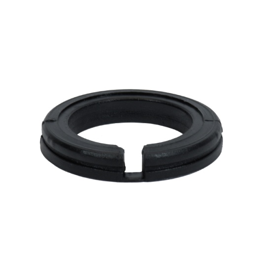 Plastic E14 shade adapter ring for lampshades fitting E27 0,4xD.4,5cm black
