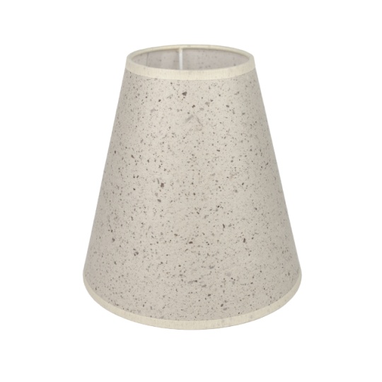 Abat-jour AUTON redondo cónico com encaixe E27 Alt.20xD.20cm creme