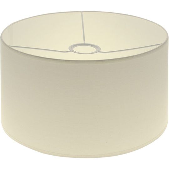 Abat-jour CIPRIOTA redondo tela PVC802 com encaixe E27 Alt.17xD.30cm bege