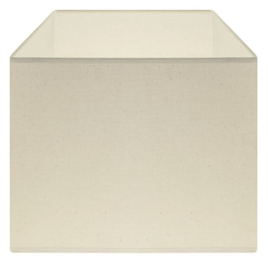Lampshade CIPRIOTA square fabric PVC8886 with fitting E27 L.30xW.30xH.22cm Natural (Raw)