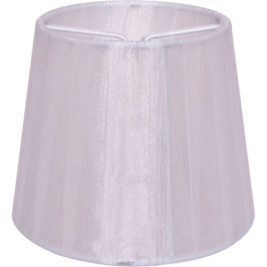 Lampshade AUSTRALIANO round & conic with clamp H.10xD.12cm White