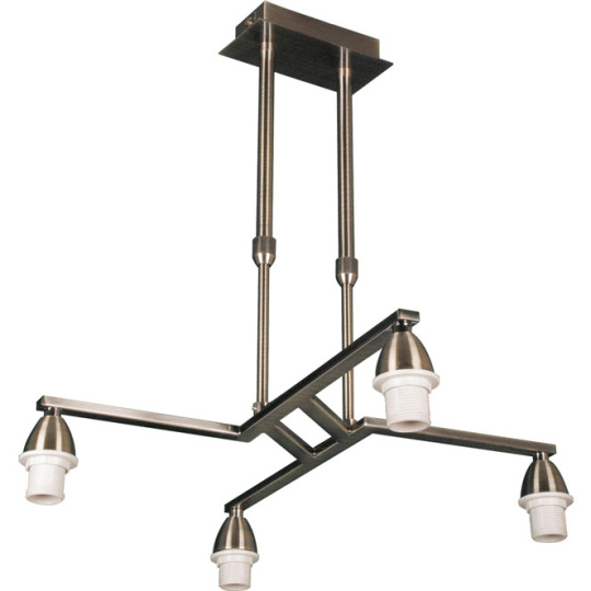 Frame for Ceiling Lamp DUBAI 4xE14 L.44xW.48xH.Reg.cm Antique Brass