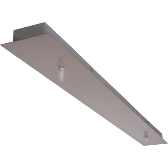 Holder for Ceiling Lamp PORTO without wiring L.100xW.10xH.3cm Satin Nickel