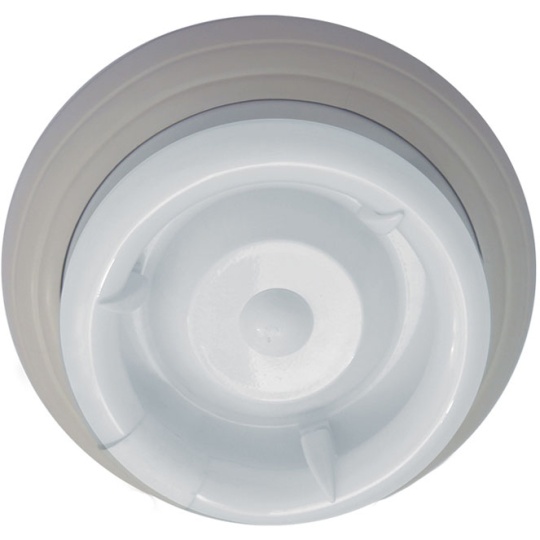 Plafond CIRCE redondo 1xG10q T9 circ. Alt.9xD.28cm branco