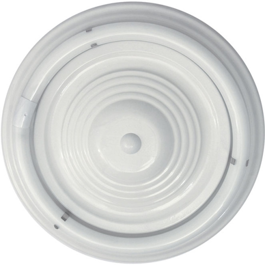 Plafond CIRCE round 1xG10q T9 circ. H.9xD.46cm White