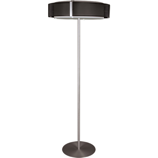 Floor Lamp IVONE 4xE27 H.171xD.65cm Black/Satin Nickel