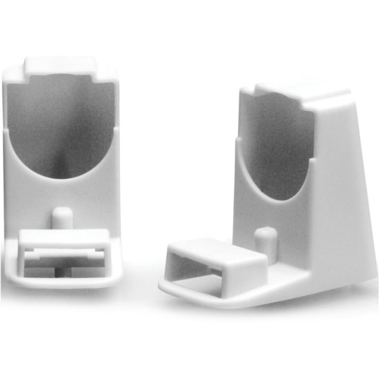 Natural dome for E27 2-pieces lampholder, in thermoplastic resin