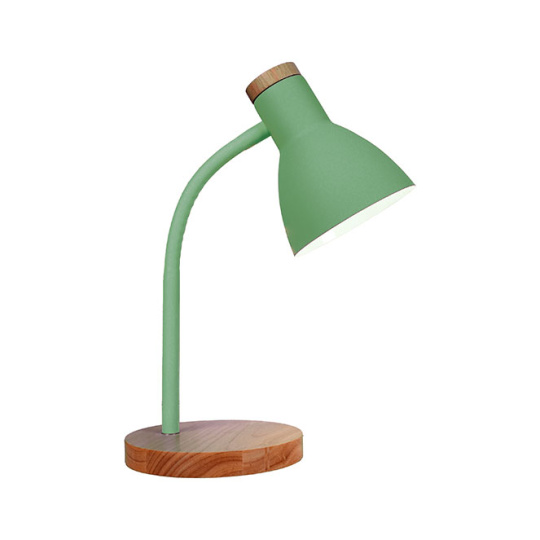 Flexo serie ARGOS 1xE27 Al.42xD.15cm Negro/Madera