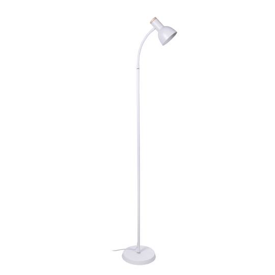 Floor Lamp ARGOS 1xE27 H.155xD.22cm White/Wood