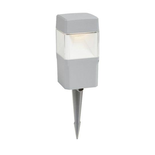 Spike Luminaire ELISA 1xGX53 10W CCT (3colors) switch IP55 L.12,6xW.12,6xH.42,5cm grey resin
