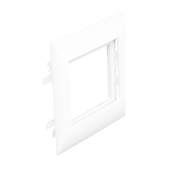 Adaptador Q45 para calhas com tampas L60/75 (2 modulos) branco
