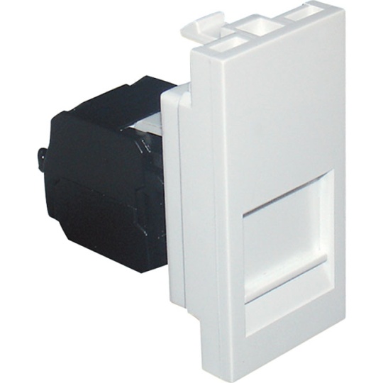 Módulo QUADRA45 com conetor RJ45 cat. 6 UTP 250MHz (1 módulo) branco