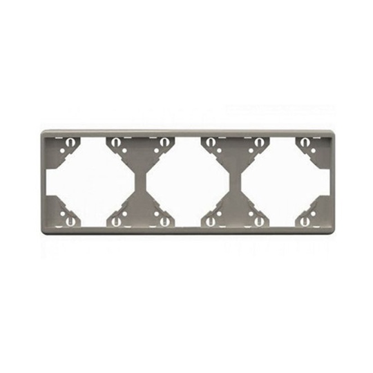 Marco Triple Horizontal APOLO5000 en plata