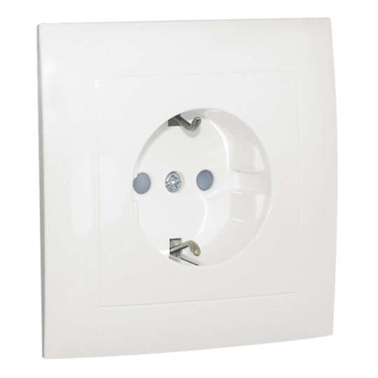 Monoblock safety Earth socket (Schuko type)