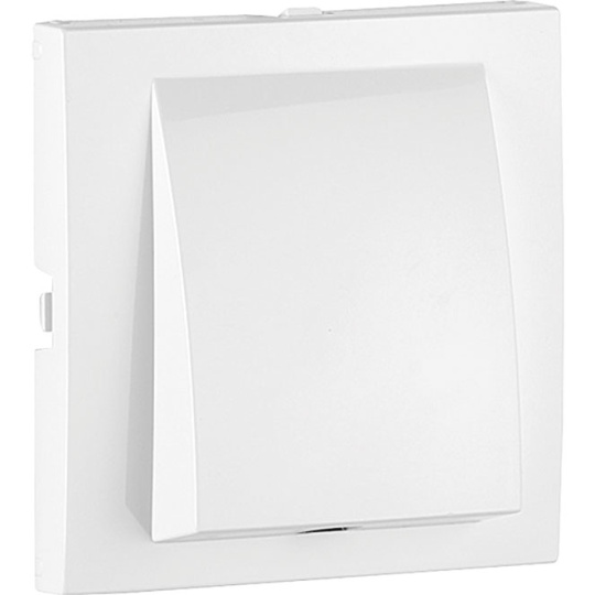 Cover plate LOGUS90 for cable outlets in white