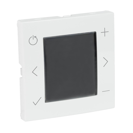 Cover Plate for Control FM with Display in white