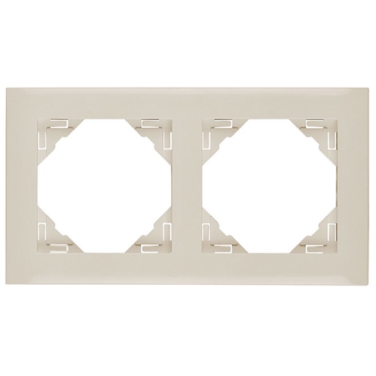 Double Frame LOGUS90 in ivory