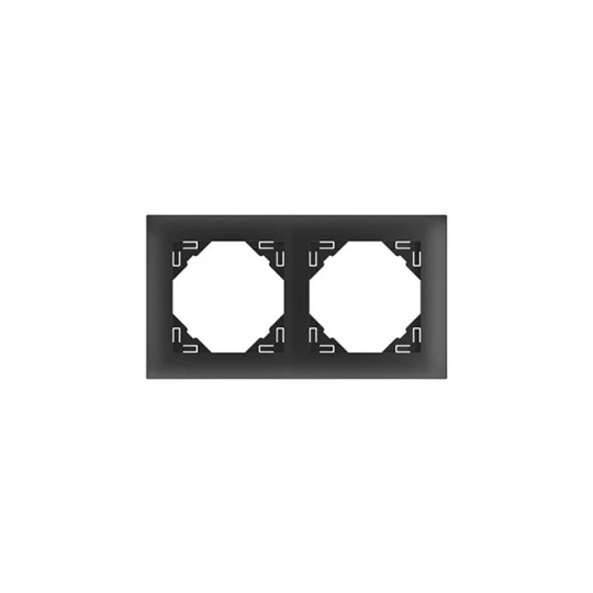 Double Frame LOGUS90 in matte black