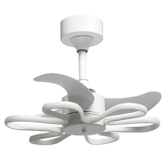 Ceiling fan ENEBRO white 3 blades 30W+30W LED 3000|4000|6000K H.41xD.53cm