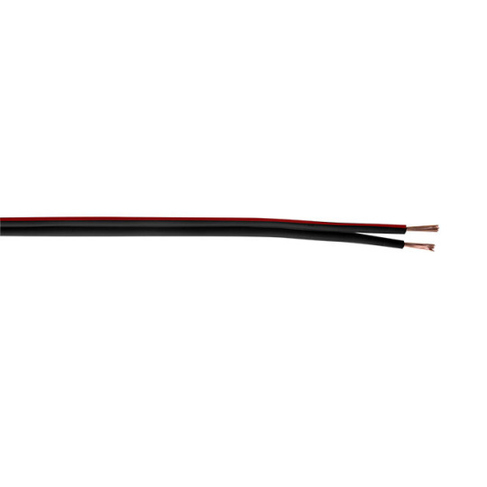 Cable columna 2x1,50mm2 negro/rojo