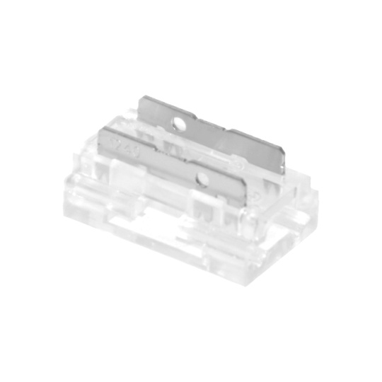 Conector 9 em 1  para Fita LED SMD/COB 1cor 8mm (2pinos) IP20 transparente
