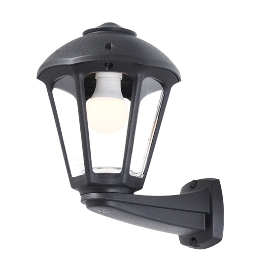 Wall Lamp GIAMPY 1xE27 IP55 L.21xW.27xH.31,5cm black resin