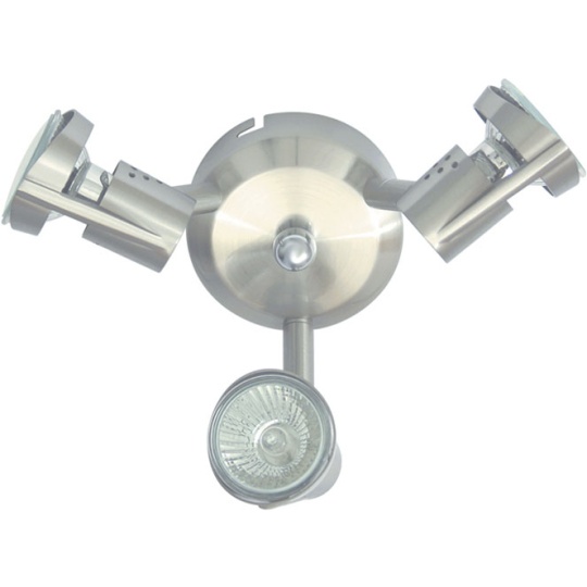Plafond DANIEL 3xGU10 Alt.13xD.18cm níquel
