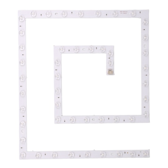 Square LED module 72W 6480lm 3000-4000-6000K 230V with magnets