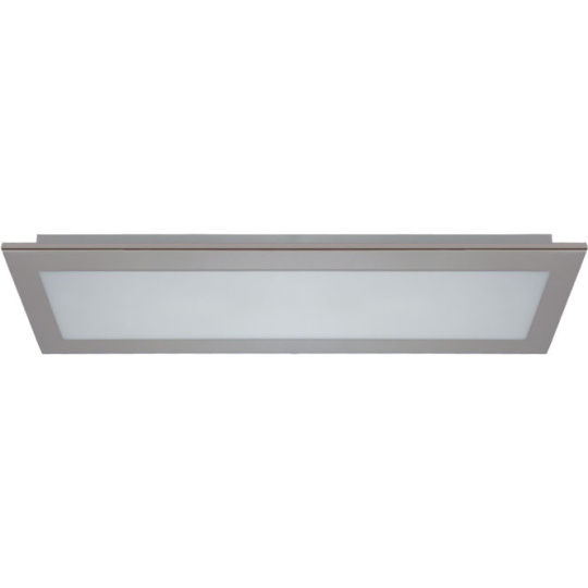 Plafond SODALITE rectangular 2xG13 T8 LED 60cm L.73xW.25xH.6cm Satin Nickel