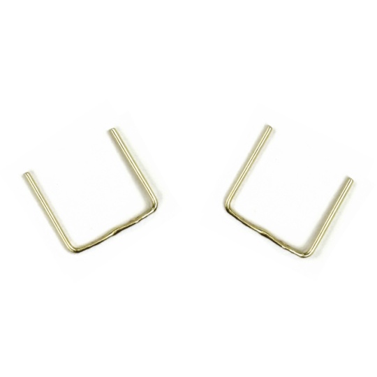 Laço de latão 1,4cm dourado (saco 1000pc)