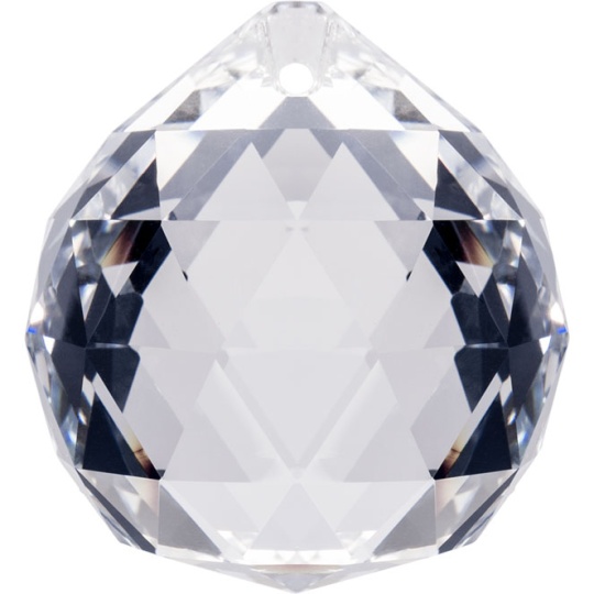 Piedra final en cristal D.3cm transparente