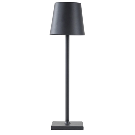 Candeeiro de mesa NIGHT LED CCT (3cores) c/intensidade luz regulável, c/bateria recarregável preto