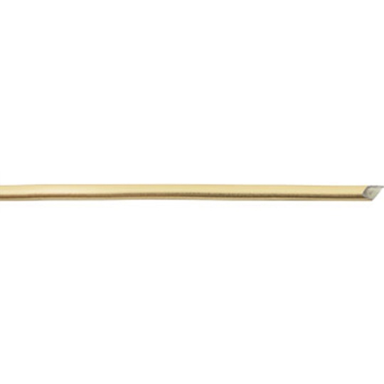 Perfil cor outro mate de plástico para abat-jours 0,32cm (Bobina de 400m)