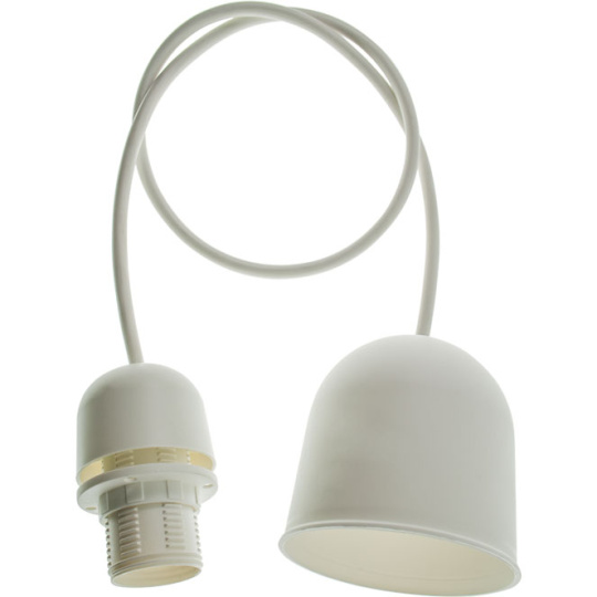 Colgante PN 1xE14 Al.Reg.xD.7cm Blanco (019355)