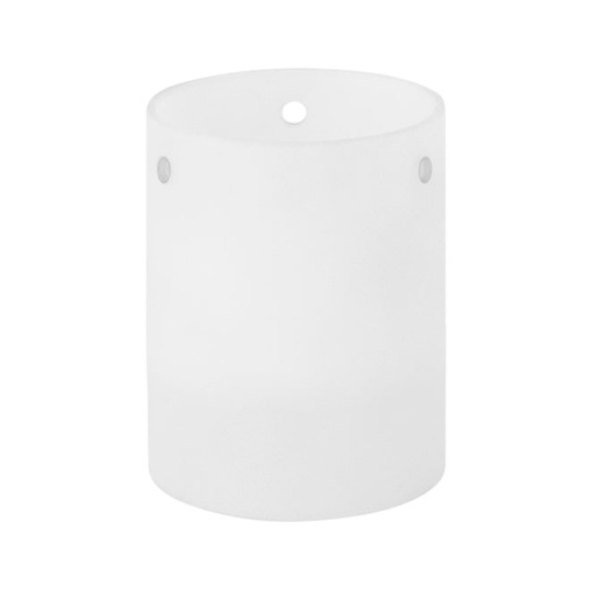 Tulip ARUSKA rounded shape made of frosted glass, with 3 lateral holes D.6xH.8cm