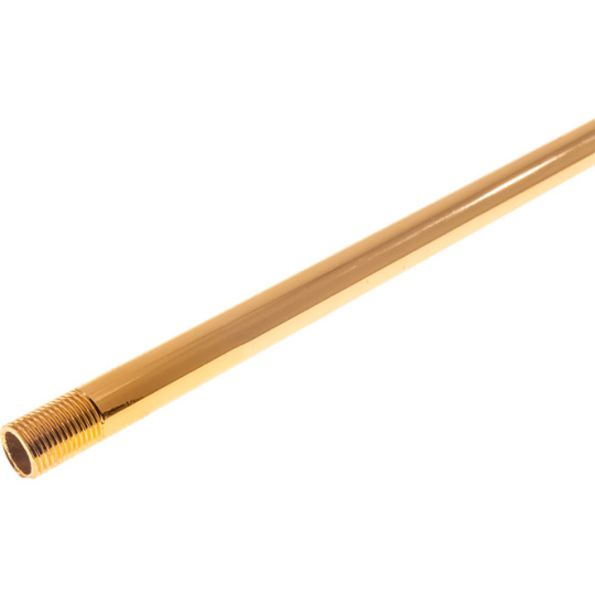 Tubo rígido com pontas roscadas C.35cm M10x1, em ferro dourado