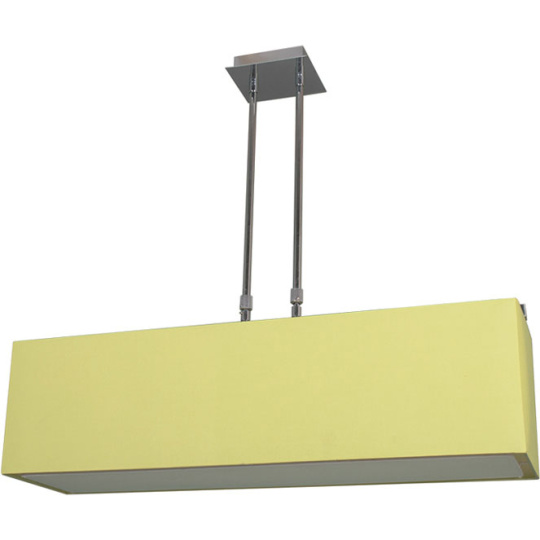 Lámpara de Techo ROSI 4xE14 L.75xAn.20xAl.Reg.cm Verde/Cromo