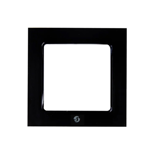 Shelly Wall Frame 1 Preto — Moldura/Espelho para interuptor Shelly Wall Switch