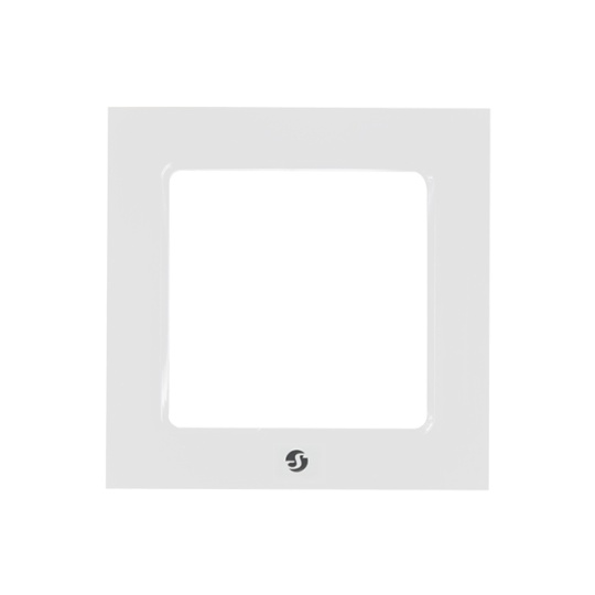 Shelly Wall Frame 1 Branco — Moldura/Espelho para interruptor Shelly Wall Switch
