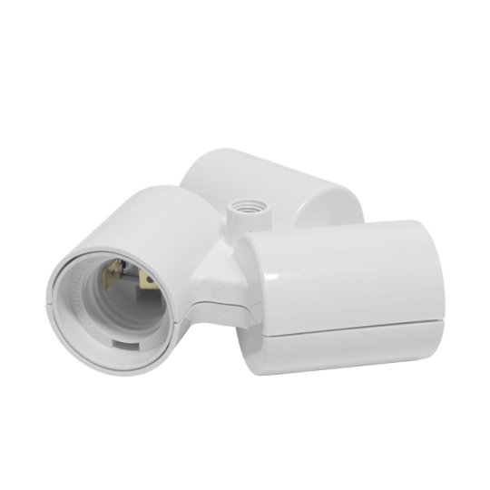 Adaptador E27 3 saídas angular 250V T210