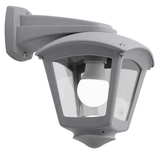 Aplique ROBY 1xE27 IP55 L.20xAn.26xAl.27,5cm resina gris