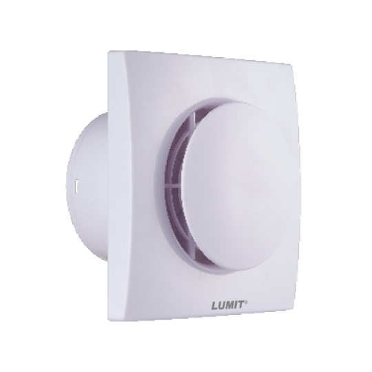 Extractor GREGAL branco em ABS 12W, tubo com D.100mm