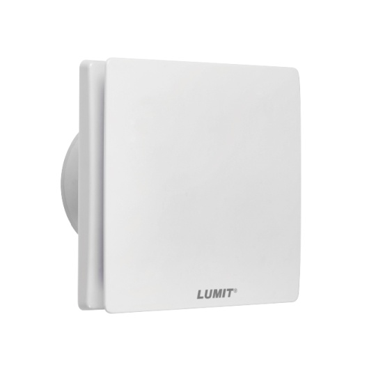 Extractor GARROA branco em ABS 12W, tubo com D.100mm