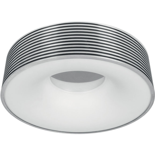 Plafond BAYEUX round 1xG10q T5 circ. H.12xD.45cm Aluminium/Brown