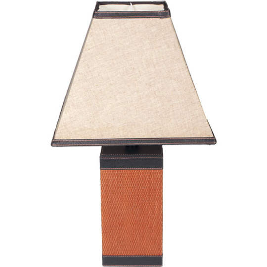 Table Lamp ADDISON 1xE27 L.28xW.28xH.50cm Brown