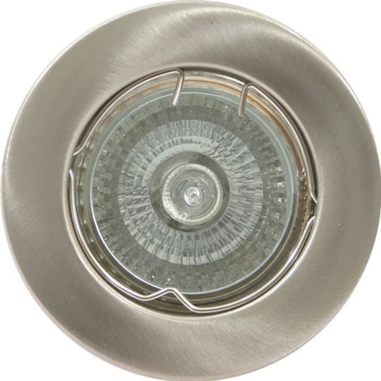 Aro de encastrar JUNO redondo fixo Alt.1,6xD.8cm níquel