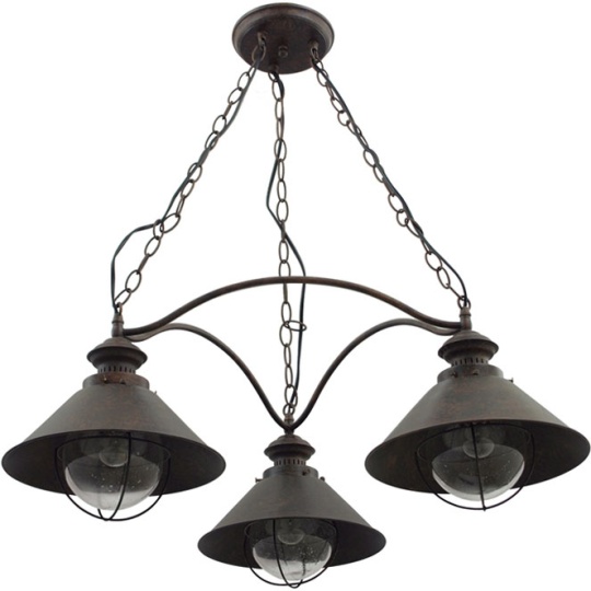 Ceiling Lamp BOLZANO 3xE27 H.Reg.xD.69cm Brown