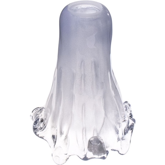 Tulipa ASKA en cristal transparente D.8.5xAlt.11.5cm, para G9
