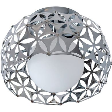 Plafond FLORAL 1xG9 H.15xD.23cm Chrome